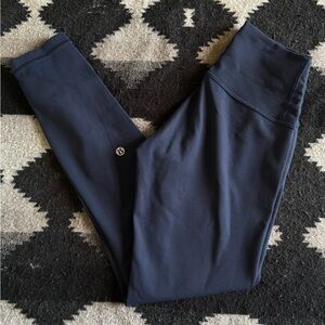 Lululemon Navy High-Rise wunder train Leggings